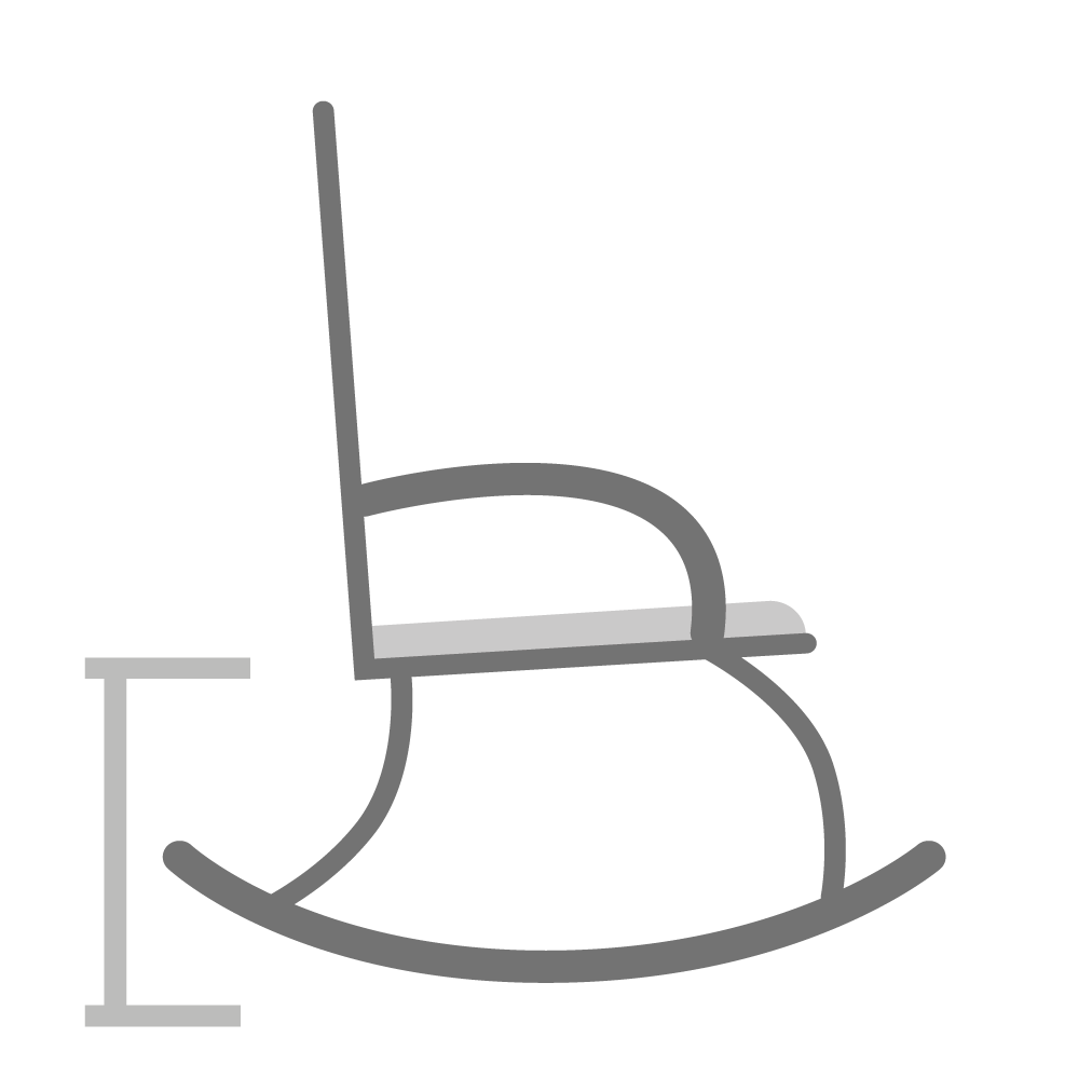 Altura do assento - balanços