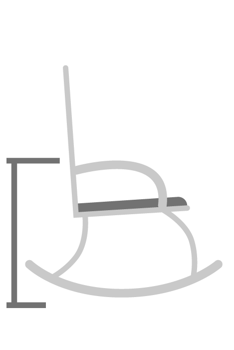 Altura dos braços - balanços