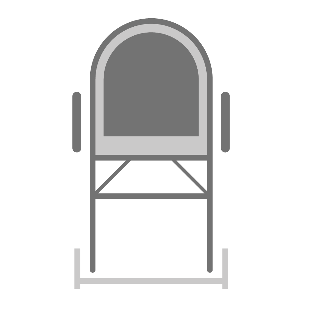 Largura - com braços